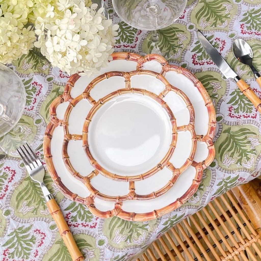 BAMBOO DINNER PLATES - Set of 4