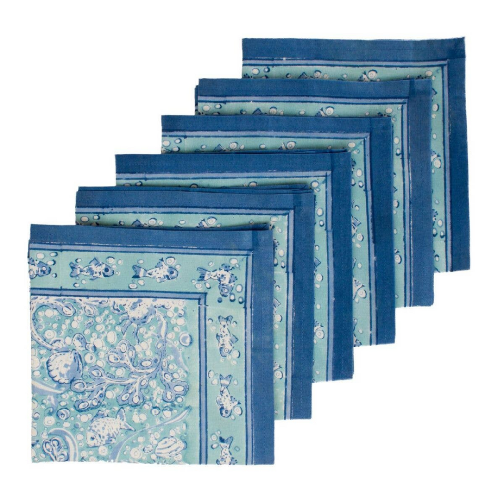 LA MER NAPKINS (SET OF 6) - 19" x 19"