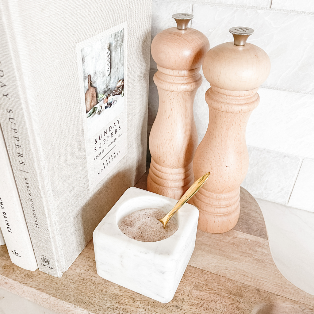 MARBLE PINCH BOWLS - 3" Square x 2-1/2"H